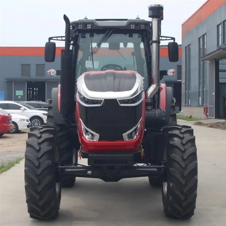 Factory Low Price OEM TF 1604 4WD Farm Tractor Red Cabin Agricultural Wheel Tractor